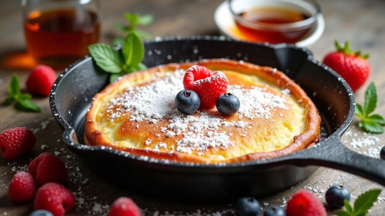fluffy oven baked pancake recipe