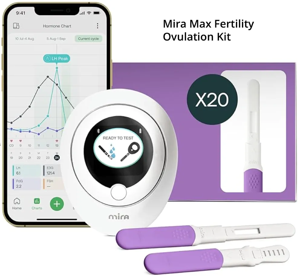 mira max fertility ovulation test kit