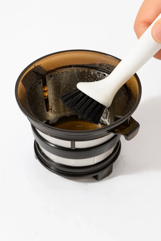 cleaning and maintenance nama j1 juicer strainer