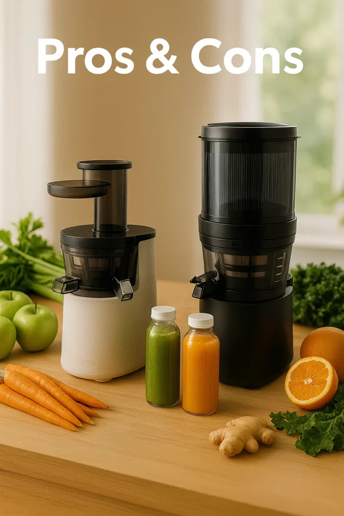 Nama J1 Cold Press Juicer Pros & Cons