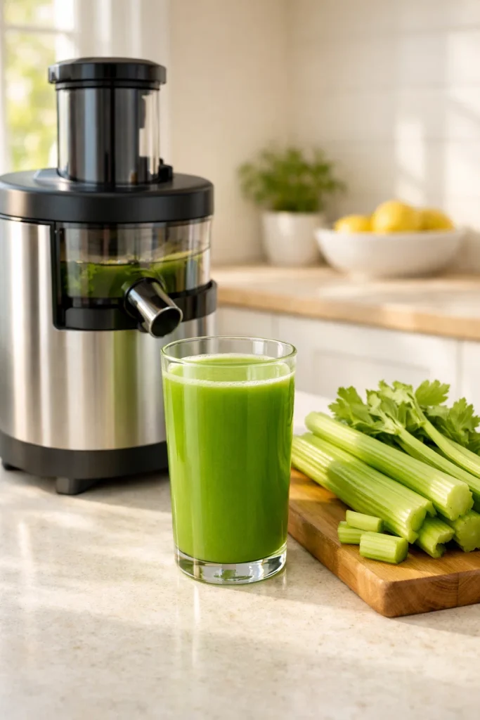how juicers should handle celery