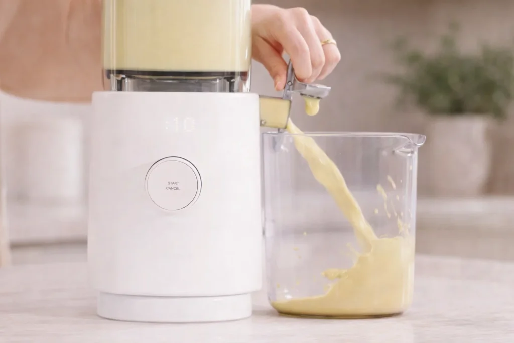 making nut milk with nama m1