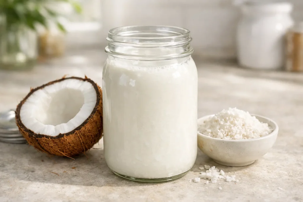 coconut milk fresh coconut